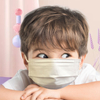 Disposable protective mask for children